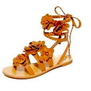 Like New Tory Burch Blossom Gladiator Sandals